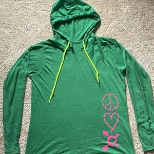 Orangetheory long sleeve hoodie tee